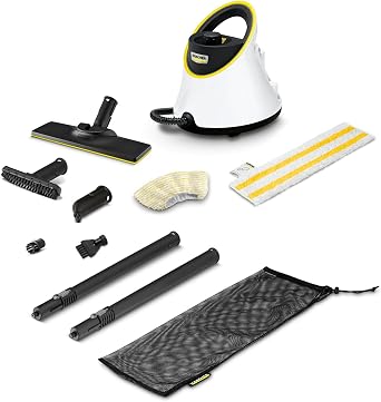 Kärcher Nettoyeur Vapeur SC 2 Deluxe, Surface : 75m², Réservoir : 1 l, Pression Vapeur : 3,2 bar, Temps…