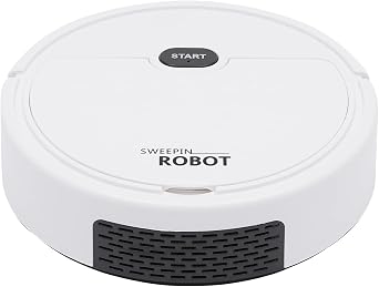 Robot Aspirateur Pas Cher, 3 en 1 Fin 5,5 cm Autonome 30 Min